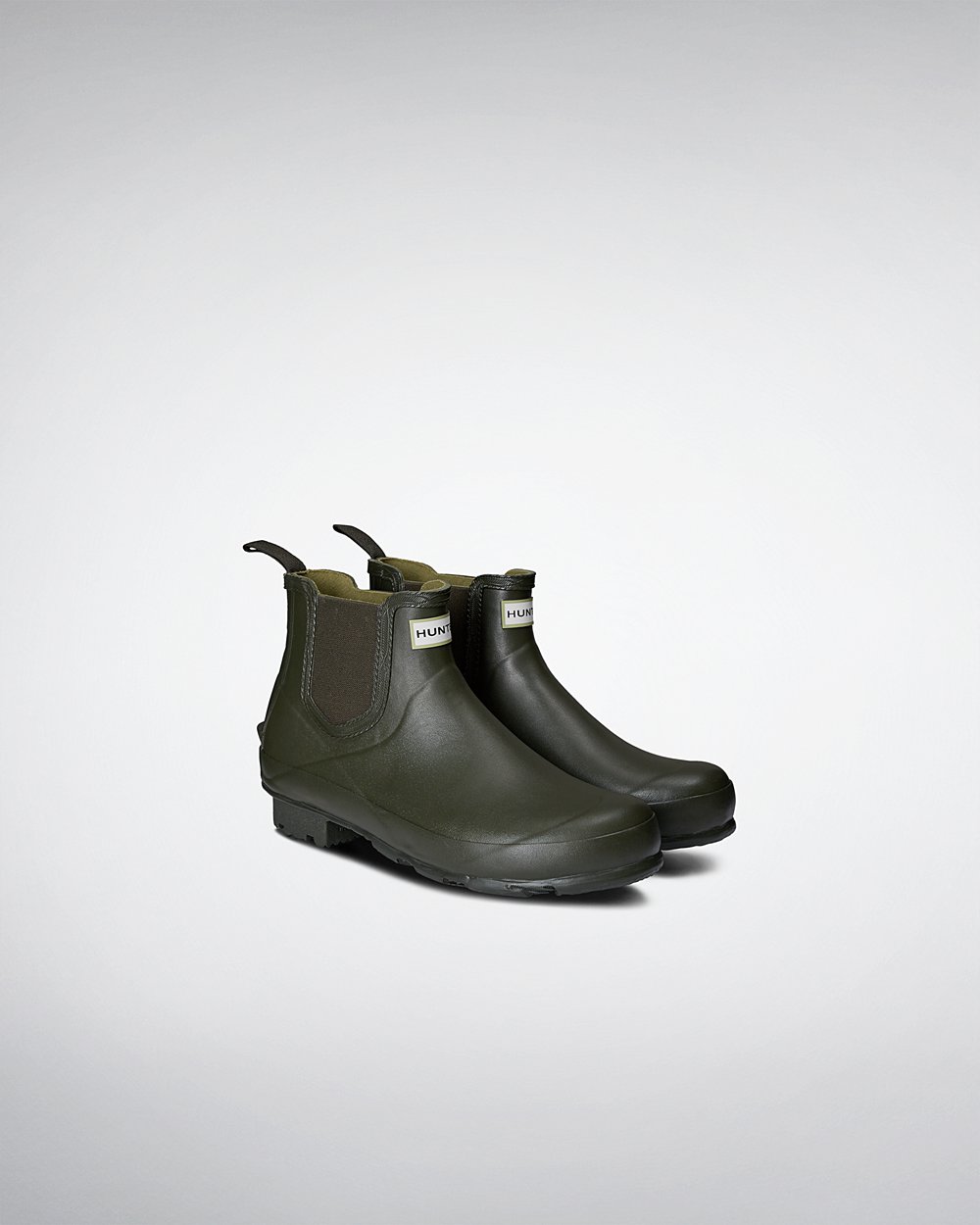 Men Hunter Norris Field | Chelsea Boots Dark Olive | NZ-65319-GXZF